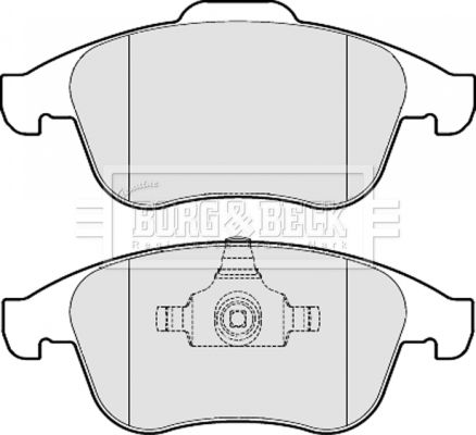 BORG & BECK Комплект тормозных колодок, дисковый тормоз BBP2059
